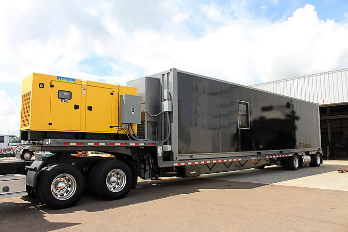 Mobile Machine Shop Trailer - Large Generator Application